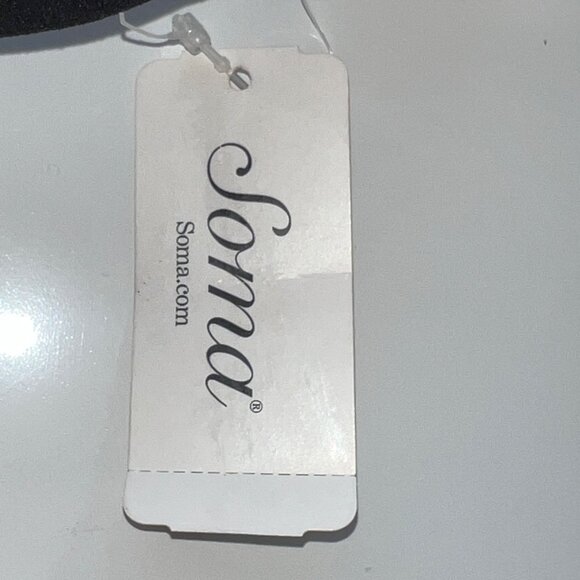 Soma Bra Womens 36D Black Nylon Spandex Full Coverage Adjustable Straps - Picture 7 of 8